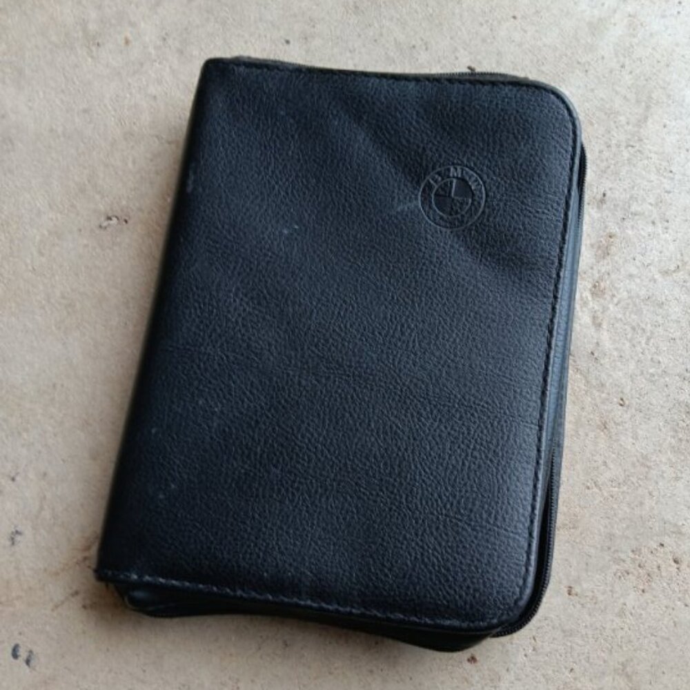 Genuine Vintage BMW Black Zippered Case